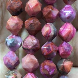 peach Crazy Agate Beads, cutted round, approx 10mm dia [GB11281-10MM]
