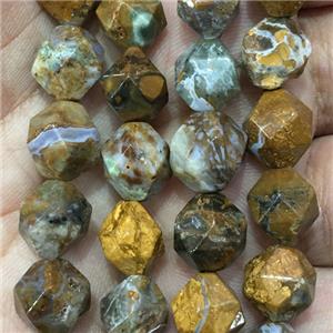 coffee Opal Jasper beads, faceted round, approx 8mm dia [GB11322-8MM]