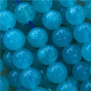 round Amazonite beads, color treated, AAA grade, approx 10mm dia [GB11398-10MM]