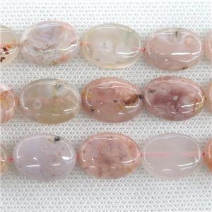 natural Cherry blossom Agate oval beads, approx 20x30mm [GB11432-20X30MM]