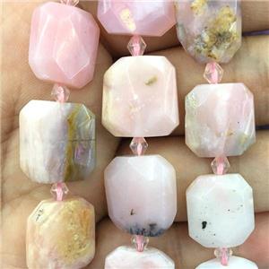 pink Opal square Beads, approx 15x15mm [GB11497]