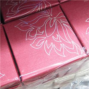 paper jewelry box for bracelet, pink, approx 9x9cm [GJPB009]