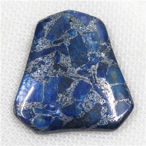 blue Lapis Lazuli pendant, approx 37-42mm [GM10471]