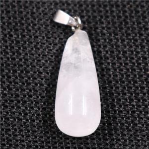 clear quartz pendants, teardrop, approx 10-25mm [GM11020]