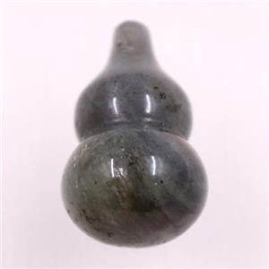 Labradorite pendants, gourd, approx 18-30mm [GM11040]