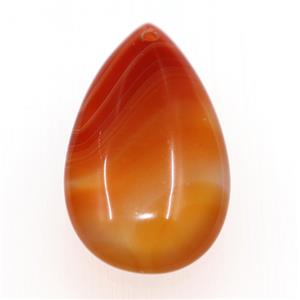 red agate pendants, teardrop, approx 20-35mm [GM11059]