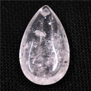 clear quartz pendants, teardrop, approx 20-35mm [GM11063]