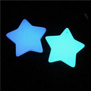 noctilucent stone star pendants, mixed, approx 25mm [GM11229]
