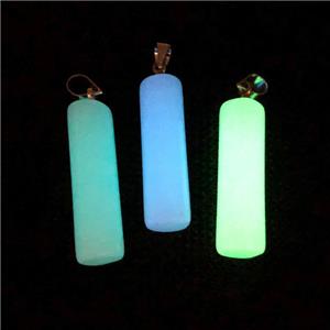 noctilucent stone column pendants, mixed, approx 8-28mm [GM11232]