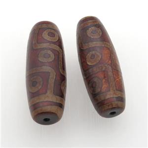 antique red Tibetan Dzi rice Beads, eye, approx 20-55mm [GM11824]