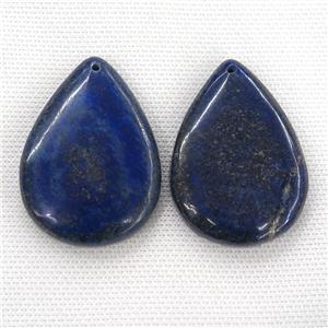 blue Lapis teardrop pendants, approx 35-50mm [GM12109]