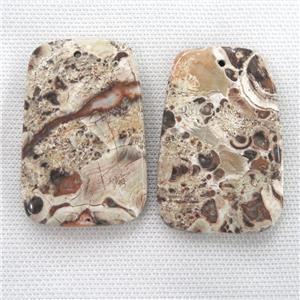 Ocean Jasper pendants, trapeziform, approx 35-55mm [GM12114]