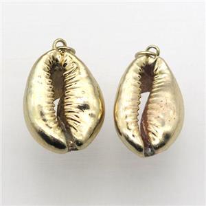 shell pendant, gold plated, approx 15-25mm [GM12132]
