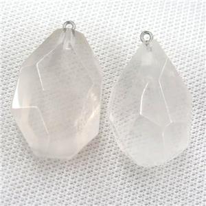 Clear Quartz pendant, freeform, approx 20-40mm [GM12441]