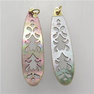 pearl shell pendant, approx 11-40mm [GM12587]