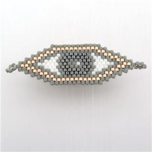 Handcraft connector with seed glass beads, approx 17-45mm [GM12635]