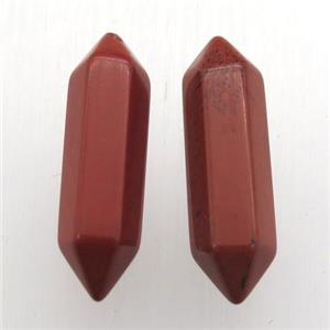 red jasper bullet without hole, approx 8-30mm [GM12711]