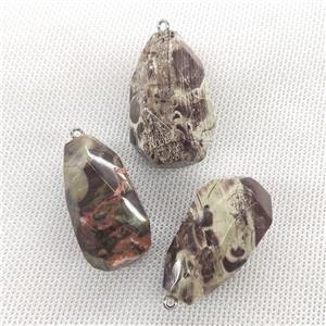 Ocean Jasper pendant, freeform, approx 20-40mm [GM13103]