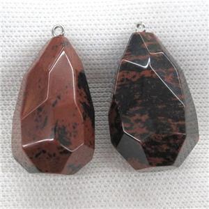 Autumn Jasper pendant, freeform, approx 20-40mm [GM13106]