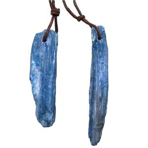 blue Kyanite stick pendant, approx 12-60mm [GM13210]