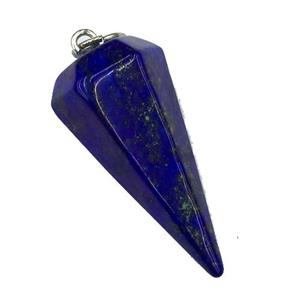 blue Lapis pendulum pendant, approx 15-30mm [GM13582]