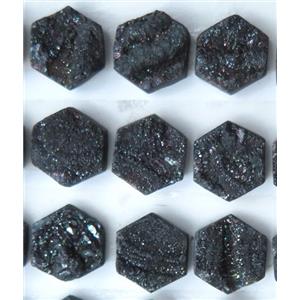 druzy quartz cabochon, approx 10mm dia [GMC106]