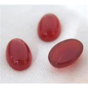 red carnelian agate cabochon, oval, approx 22x30mm [GMC91-22X30MM]
