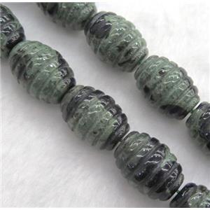natural Kambaba jasper bead, barrel , approx 15x20mm, 15.5 inches [GMLB1530]