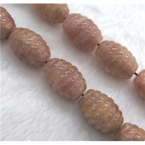 moonstone barrel beads, approx 15x20mm, 15.5 inches [GMLB1537]