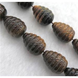 tiger eye stone teardrop beads, approx 15x20mm, 15.5 inches [GMLB1541]