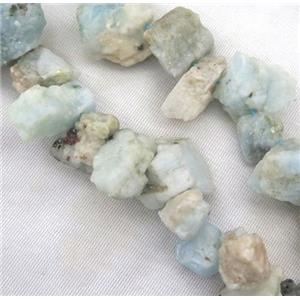 natural Aquamarine beads, freeform, approx 10-16mm [GMLB1564]