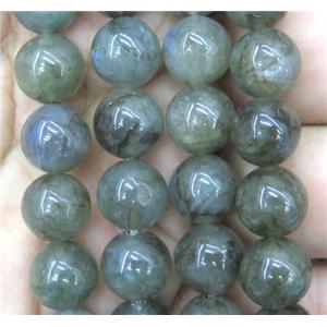 round natural Labradorite beads, Grade-AB, approx 10mm dia [GMLB1568]