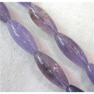 barrel Amethyst Beads, purple, approx 12-30mm [GMLB1626]