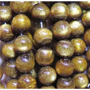 Natural Gold Coral Beads, round, approx 12mm dia [GMLB1646-12MM]