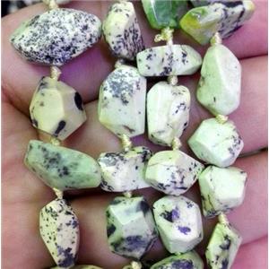 natural Chinese Chrysoprase beads, freeform, approx 6-8mm [GMLB1687]