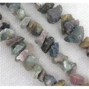 green tourmaline chip beads, feeform, approx 12-18mm [GMLB1708-M]