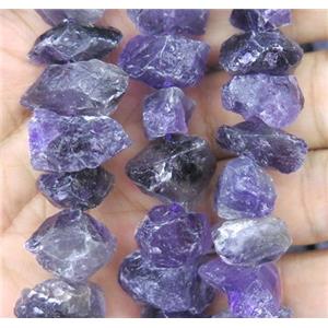 Amethyst chip beads, freeform, purple, approx 12-18mm [GMLB1741]