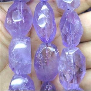 amethyst bead, freeform, approx 15-25mm [GMLB1813]