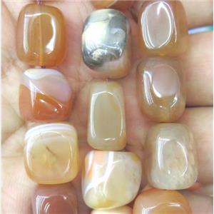 red agate bead, freeform, approx 10-16mm [GMLB1814]