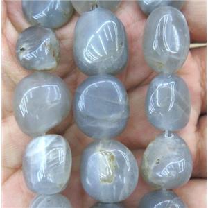 grey moonstone beads, freeform, approx 10-16mm [GMLB1816]