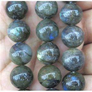 natural Labradorite beads, round, approx 12mm dia [GMLB1817]
