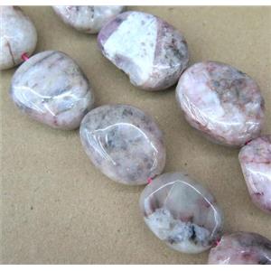 pink opal jasper beads, freeform, approx 15-35mm [GMLB1820]