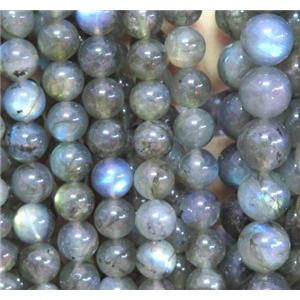 round Labradorite beads, AA-grade, approx 8mm dia [GMLB1845-8MM]