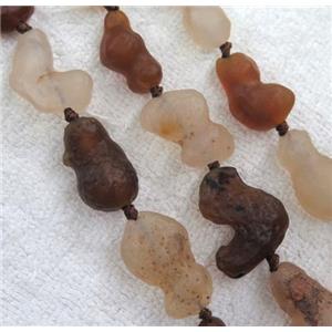 rock agate bead, freeform, approx 10-30mm [GMLB1869]