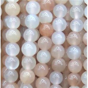 round moonstone beads, approx 6mm dia [GMLB1892]