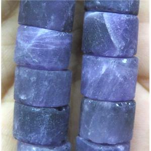 matte Amethyst heishi beads, purple, approx 14-16mm dia [GMLB1956]