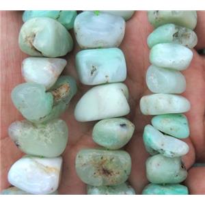 green Australian Chrysoprase chip bead, freeform, approx 8-22mm [GMLB1962]