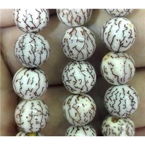 Bodhi wood beads, round, approx 8mm dia, 47pcs per st [GMLB1985]