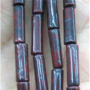 Autumn Jasper tube beads, approx 4x13mm [GMLB2007]