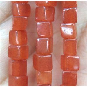 green aventurine cube beads, approx 4x4x4mm [GMLB2036]